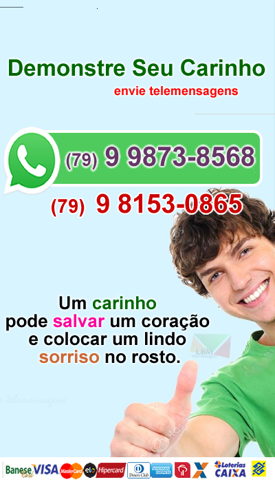 Telemensagem em Sergipe R$20,0 